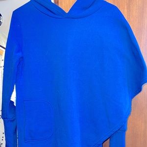 Woman’s Blue Hooded Sweatshirt SIZE Medium